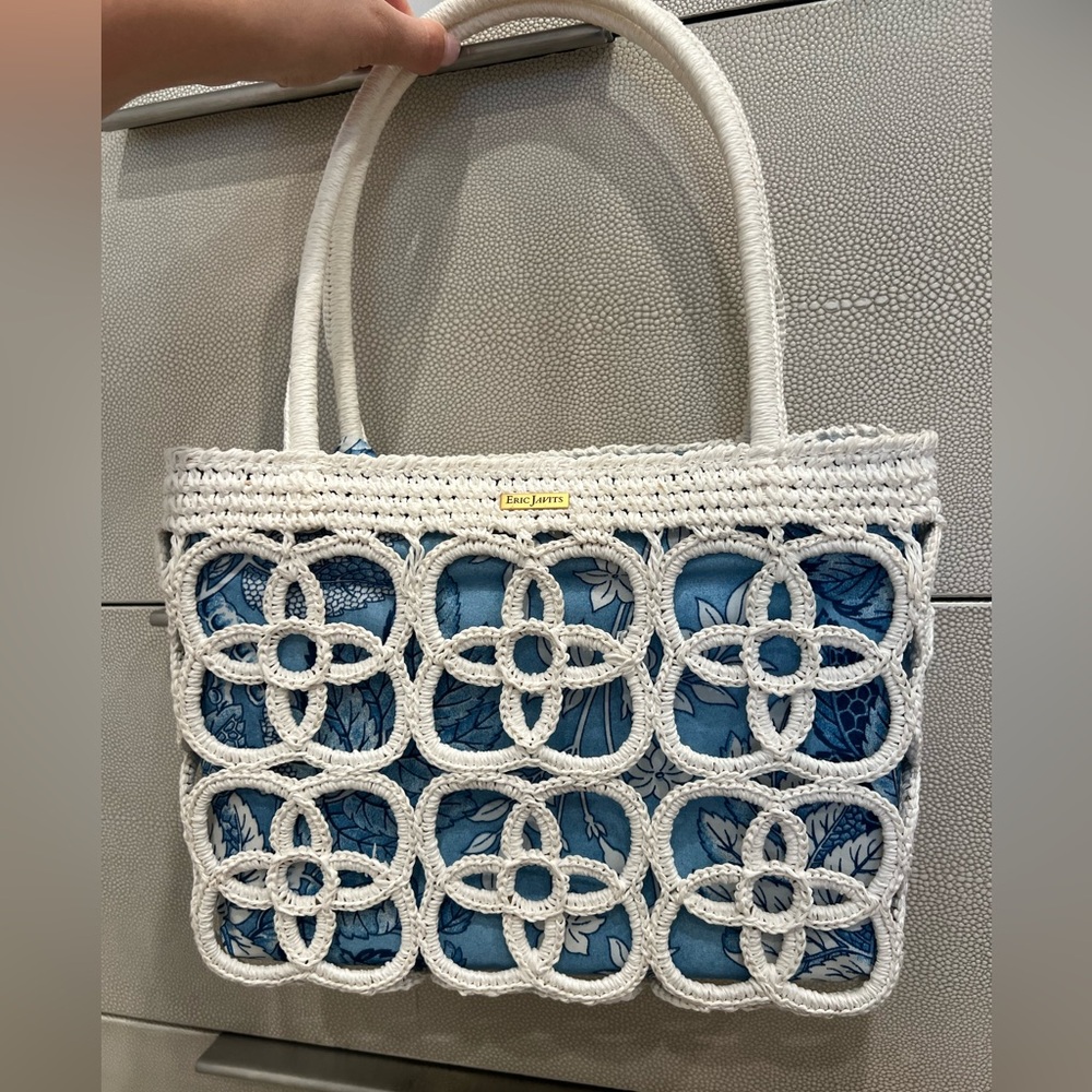 Eric Javits gorgeous rare tote in amazing condition